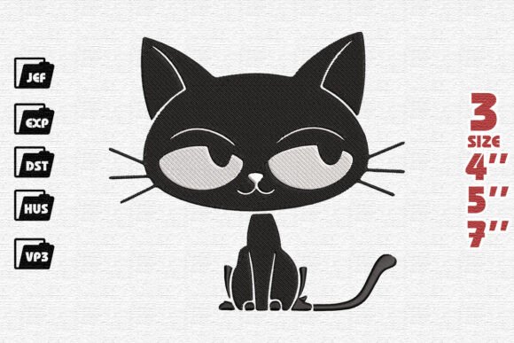 Confident Cat Embroidery Review for Boutique Sweatshirts