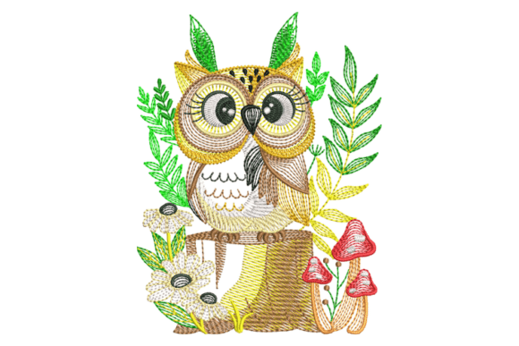 Cute Owl Embroidery Design Review