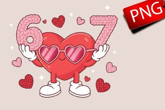 Embroidery Angel 67 PNG, Six Seven PNG Review