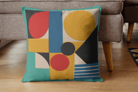 Modern Geometric Abstract Embroidery Review