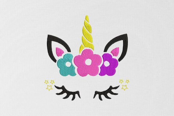 Unicorn Face Embroidery Design Review